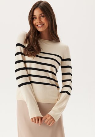 VERO MODA Vmsaba Plain Ls O-neck Pullove Klær