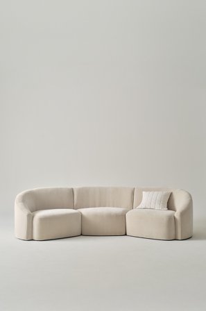Jotex - Sofa 3-seters Sandbeige - CAMARILLO - Kjøp 3-seters sofaer hos Jotex