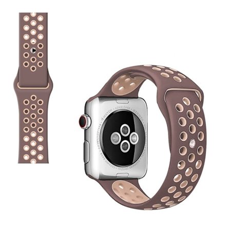 Apple Watch Series 5 / 4 40mm kaksivärinen kellonauha - Puce