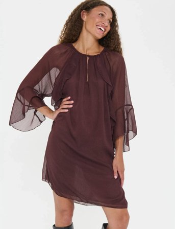 Saint Tropez Mavissz Dress - Brown - M