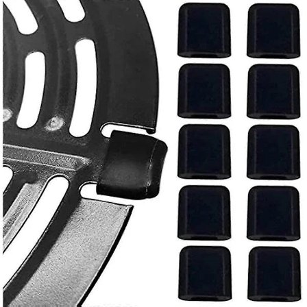 10 Stykker Air Fryer Gummi Buffere Gummi Anti-ridsebeskyttelse Airfryer Grillpande Gryder Gummifødder