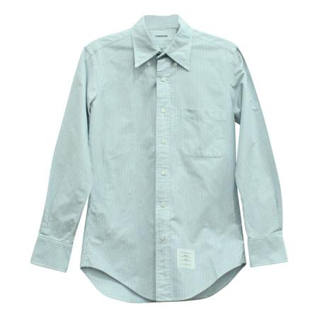 Thom Browne Casual Shirts , Blauw , Heren , Maat: M