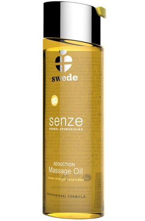 Senze Seduction Massage Oil Clove Orange Lavender 75ml Massageolja - Blushme.se