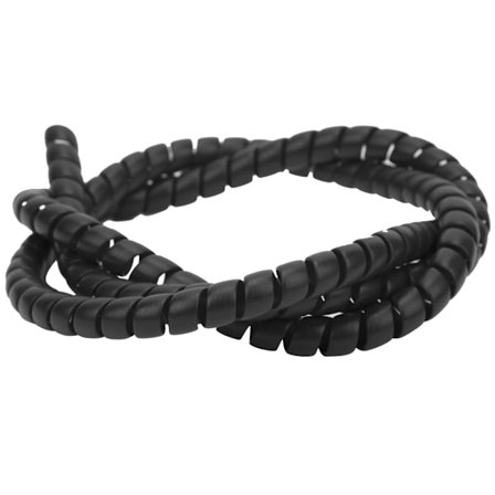 Bremseledning Spiralrør Kabelhus Beskyttelsesdæksel til Xiaomi M365 Elektrisk Scooter Sort