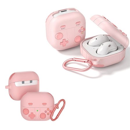 Samsung Galaxy Buds Live/Buds 2/Buds Pro/Buds 2 Pro/Buds FE, silikoninen kuulokekotelo, Bluetooth-suojakotelo, Pinkki