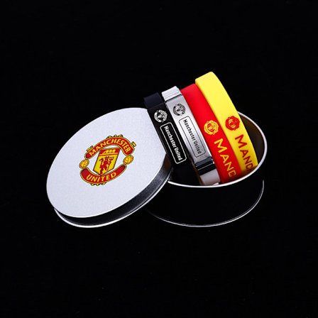 Fotbollsklubbs vapenarmband [rund ask] 4 armband [Manchester United]