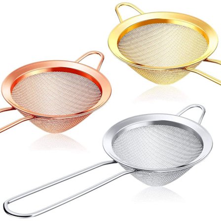 Cocktail silsett med 3 - Konisk tesil i rustfritt stål - Praktisk låseverktøy