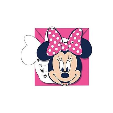 Disney I Love Dots Pappers Minnie Mouse Festplattor (Förpackning om 8) Pink/White/Black One Size