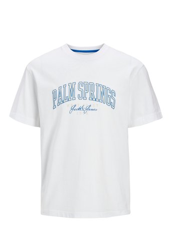 Jack & Jones Jjdetroit Tee Ss Crew Neck - White - S