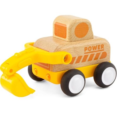 Miniatyrfordon - Ulysses - Routoudou - Mini grävmaskin - 16 cm - Ljud- och ljuseffekter