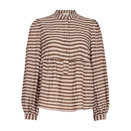 Levete Room Blouse , Bruin , Dames , Maat: S