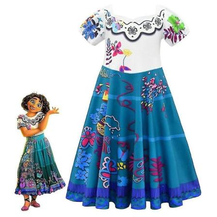 Encanto Mirabel Fancy Up Kostyme for Jenter 7-8 Years