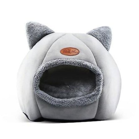 Nyt dyb søvn komfort i vinter katte seng Lille måtte kurv Lille hunde hus produkter Kæledyrstelt Hyggelig hule rede Indendørs Cama Gato Katte møbler 