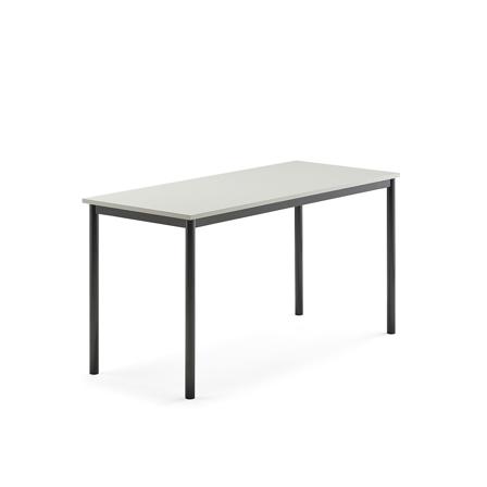 Tisch BORÅS, 1400x600x720 mm, Laminat grau, anthrazit