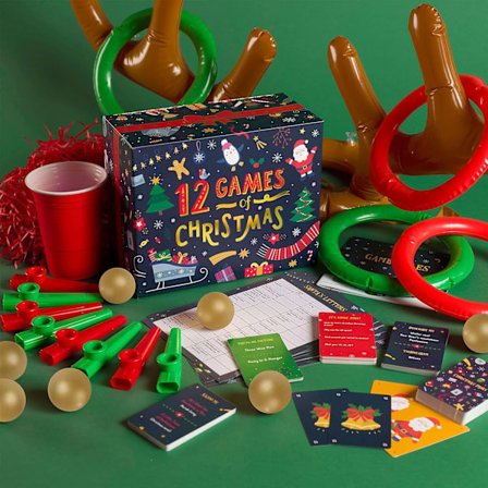 12 Julelege - 12 Sjove Julelege [Familiefestlegepakke til Børn, Teenagere & Voksne] - Julegave