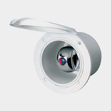 Mieszacz prysznicowy do zabudowy na łódź Nuova Rade, 3/8" G (BSP), pokrywa z plastiku, biały - Jachtowa