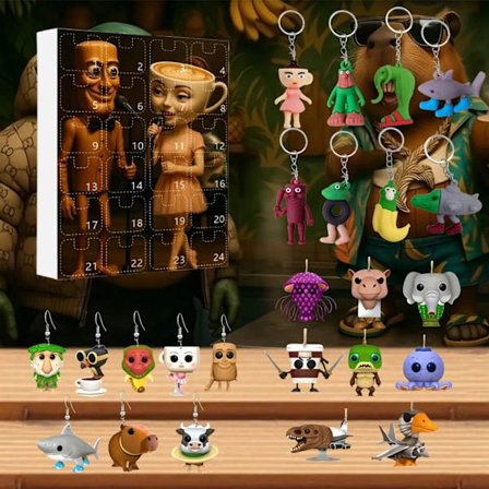 Tung Tung Tung Sahur Adventskalender, 24 Dagers Nedtellingskalender, 2025 Adventskalender Kolleksjon Dekorativ Gave - Perfekt