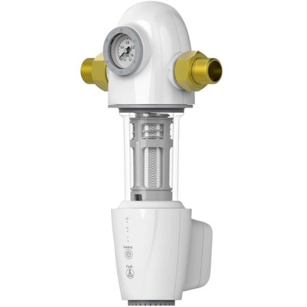 Automatisk Skylning Tilbageskyl Forfilter Centrifugering Ned Sediment Vand Filter Central Hele Hus Purifier System