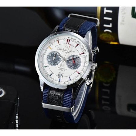 Carl F. Bucherer Limited Edition Klockkollektion Maliron Multifunktionell Kronograf Topp Tygrem Kvarts Armbandsur Reloj Hombre klocka