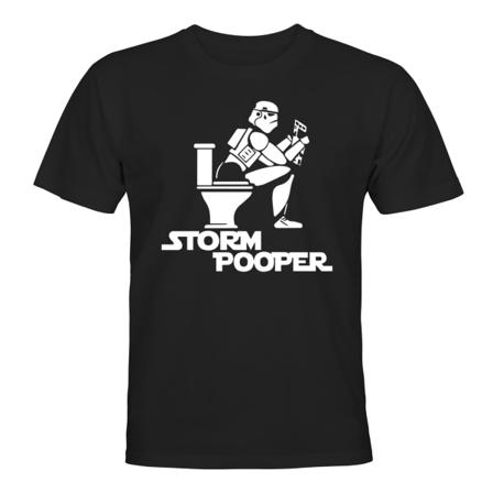 Stormpooper - T-PAITA - MIESTEN Svart - S
