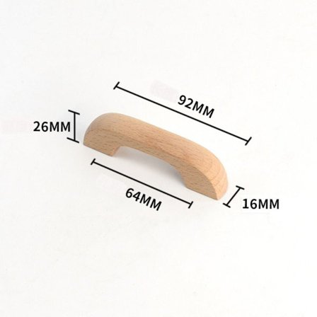 Huonekalujen vetokahva NELIÖ 64 MM NELIÖ 64 MM