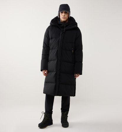 Haglöfs Liden Long Down Parka Men True Black - Herren - XL