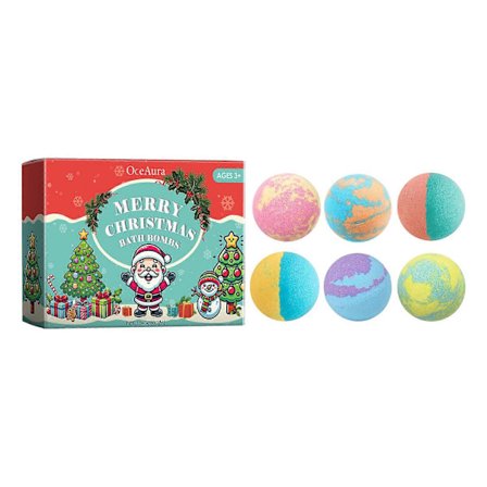 Farverige Julebadebomber - Boblebad med Rose