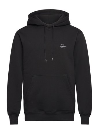 Standard Hoodie Logo Sweat Fav Black Mads Nørgaard