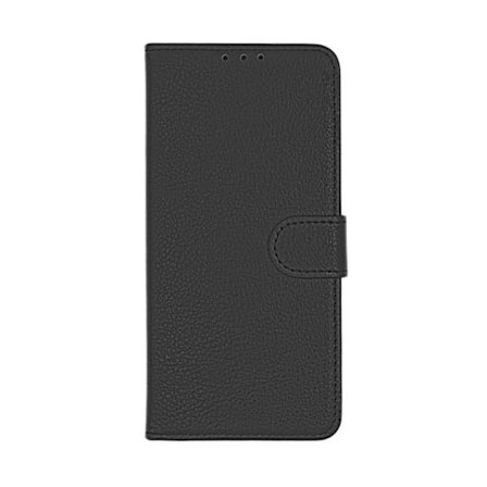 Flip Stand Leather Wallet Case For Huawei P40 Lite Black