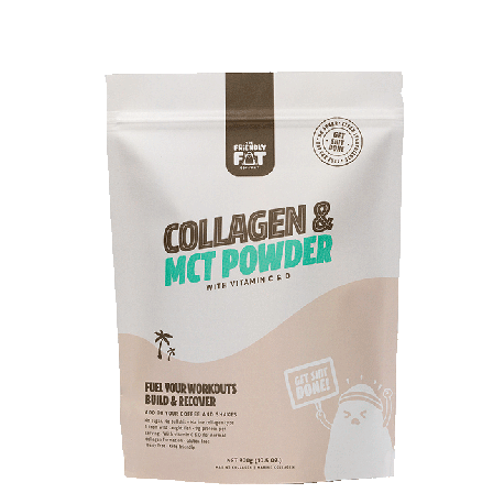 The Friendly Fat Company Kollagen & MCT-pulver med Vitamin C & D 300 g