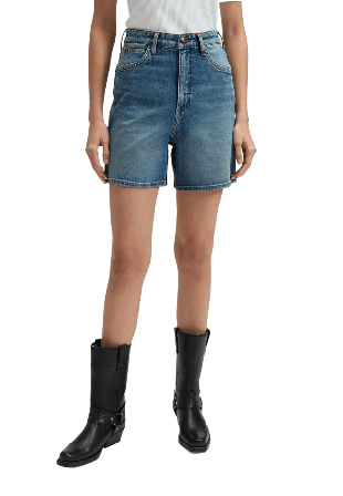 Lee Stella Short Shorts Dam Blå 26