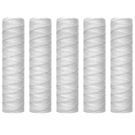 Trådlindat sedimentvattenfilter för hela huset, universellt för de flesta 10-tums enheter