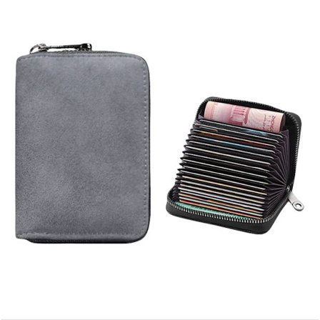 RFID-blokerende kortholder til mænd Grå