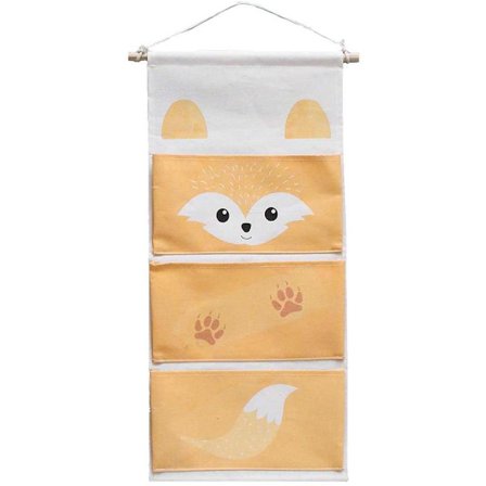 Härligt hängande förvaringssystem, organizer med 3 fickor, barnrums- eller organizer