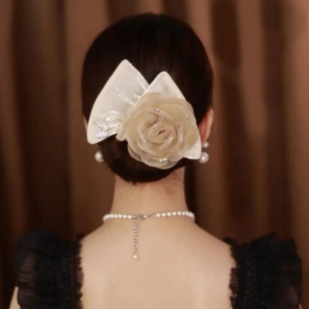 Blomma Hårklämma Hårknut Maker 1 1