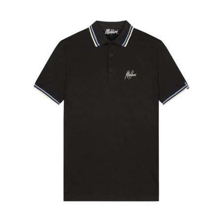 Malelions, Signature Polo Zwart, Heren, Maat:S