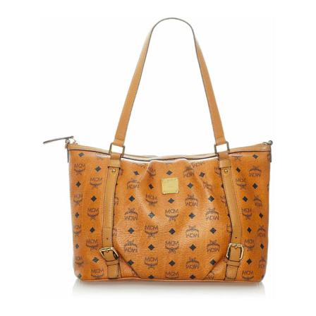 Mcm, Shoulder Bags Bruin, Dames, Maat:ONE Size,leer