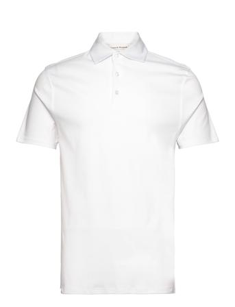 Bs Cayo Regular Fit Polo Shirt White Bruun & Stengade