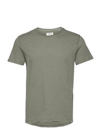 Konrad Slub S/S Tee T-shirt Grå Gabba