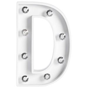 JOX White D Letter Light One Size - Lighting - One size - White