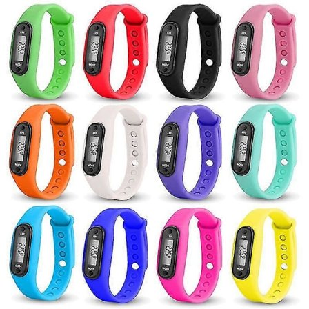 Skridttæller Aktivitetsmåler Fitness Sportsur Armbånd Pedometer LCD Voksen Barn