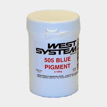Kleurpigment West System 505 Blue Pigment, 125 gram, blauw