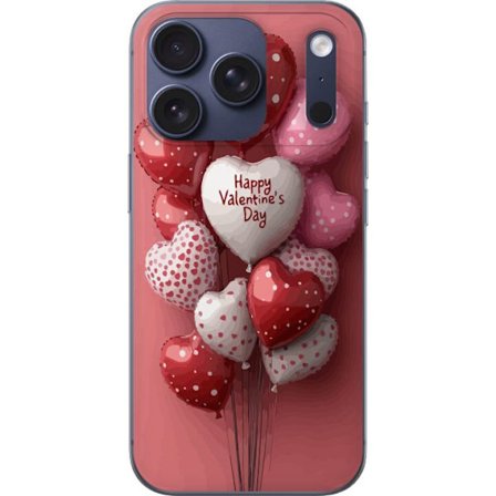 Kompatibel Mobilcover til Apple Apple iPhone 17 Pro Valentinsballoner