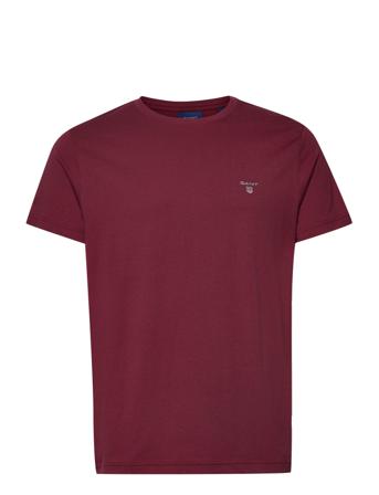 Original Ss T-Shirt T-shirts Short-sleeved Rød GANT