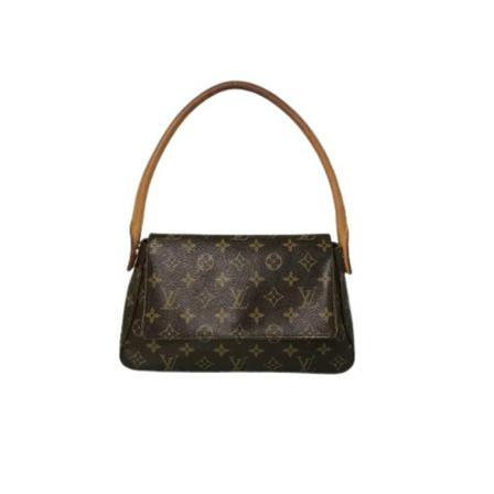 Louis Vuitton Vintage, Pre-owned Leather louis-vuitton-bags Bruin, Dames, Maat:ONE Size,suede