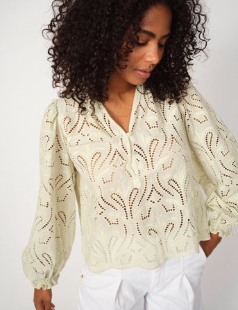 MOS MOSH Mmtazzin Caza Blouse - Green - XS