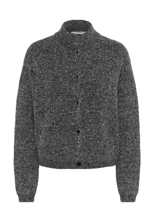 Gestuz Alpha Shimmer Cardigan Tröjor Dam Grå L