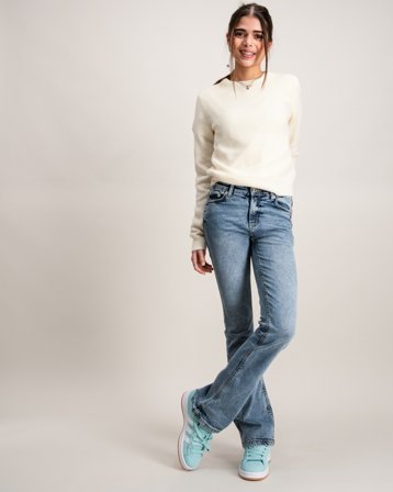 Grunt Texas Low Flare Vintage Blue Blau Jeans Mädchen - Kids Brand Store