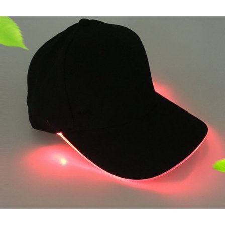 LED-baseballcaps for menn og kvinner - LED-lys opp caps - Flash Glow Rave Party Cap for Hip-hop Club Stage Performance Festival