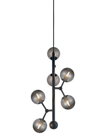 Atom Home Lighting Lamps Ceiling Lamps Pendant Lamps Svart Halo Design